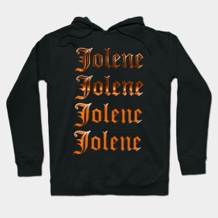 - Jolene - Retro Dolly Lyrics Design Hoodie